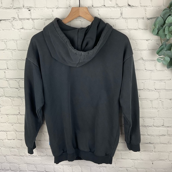 Adidas Originals Trefoil Logo Black Hooded Sweatshirt Size Medium - Picture 3 of 7
